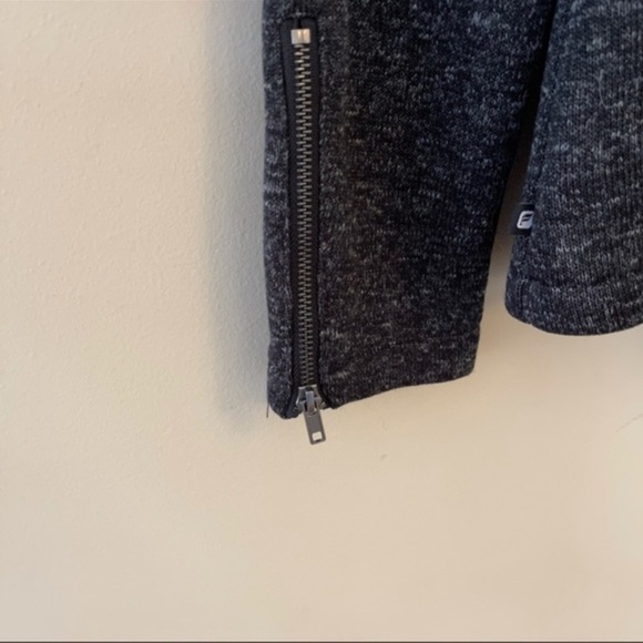 Fabletics Calypso asymmetrical grey moto jacket womens size XS - Picture 6 of 15